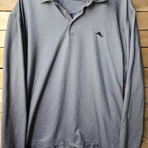 Tommy Bahama Supima Cotton Long Sleeve Polo Shirt Men's 3XL - Picture 2 of 9